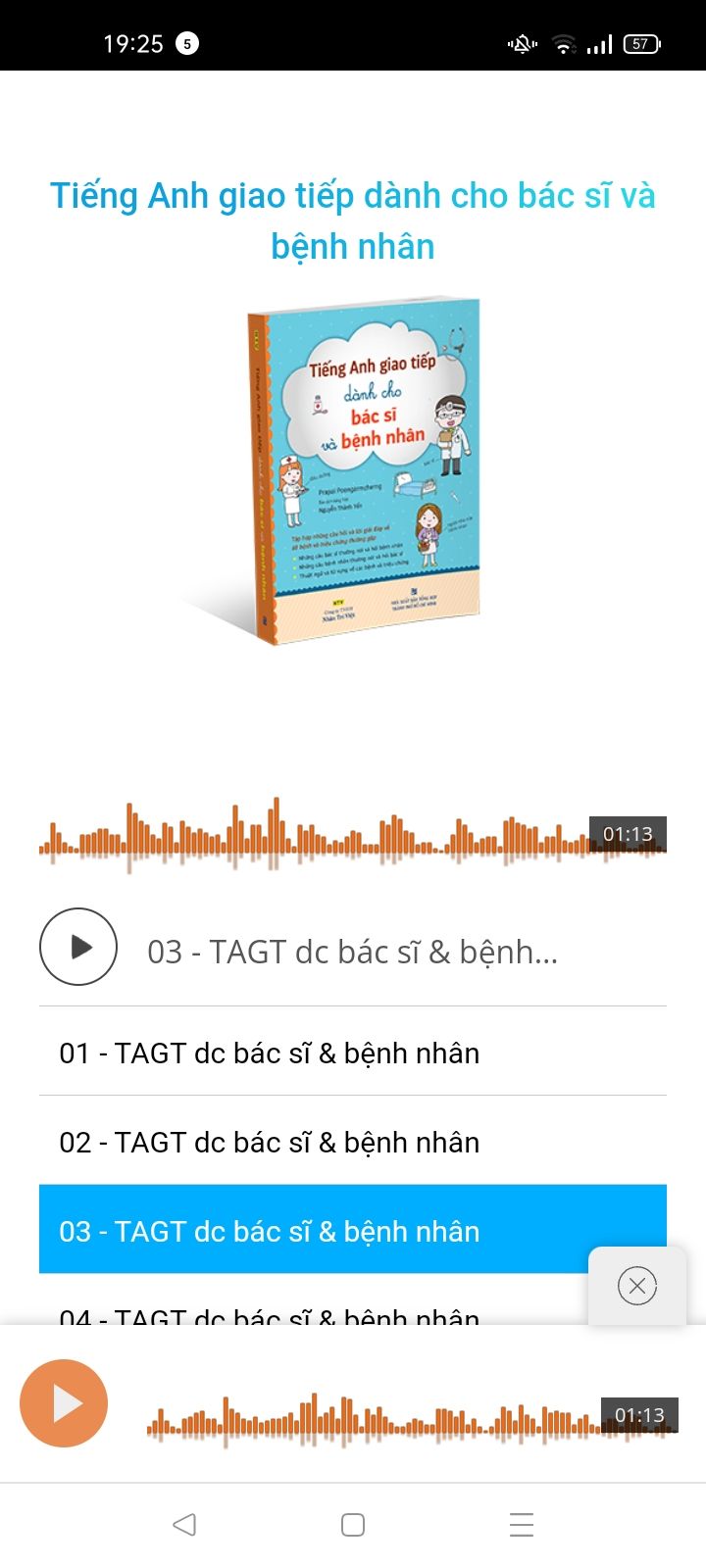 Sản phẩm giao nhanh đúng hạn.
Sách mua về màu đẹp và đầy đủ hết.
Mình đã thử quét QR ở sau để nghe MP3 nghe khá mát tai, giọng đọc chậm rãi luyến dễ nghe.
Chỉ có điều là cái đĩa của mình lúc về cái bọc của nó có chút lỗi nhưng vẫn chấp nhận được.