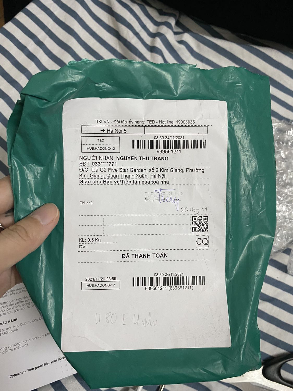 Ship hàng nhanh, shop đóng gói cẩn thận, hộp đã đc bóc để *** nên chắc chắn là hàng ok rồi.