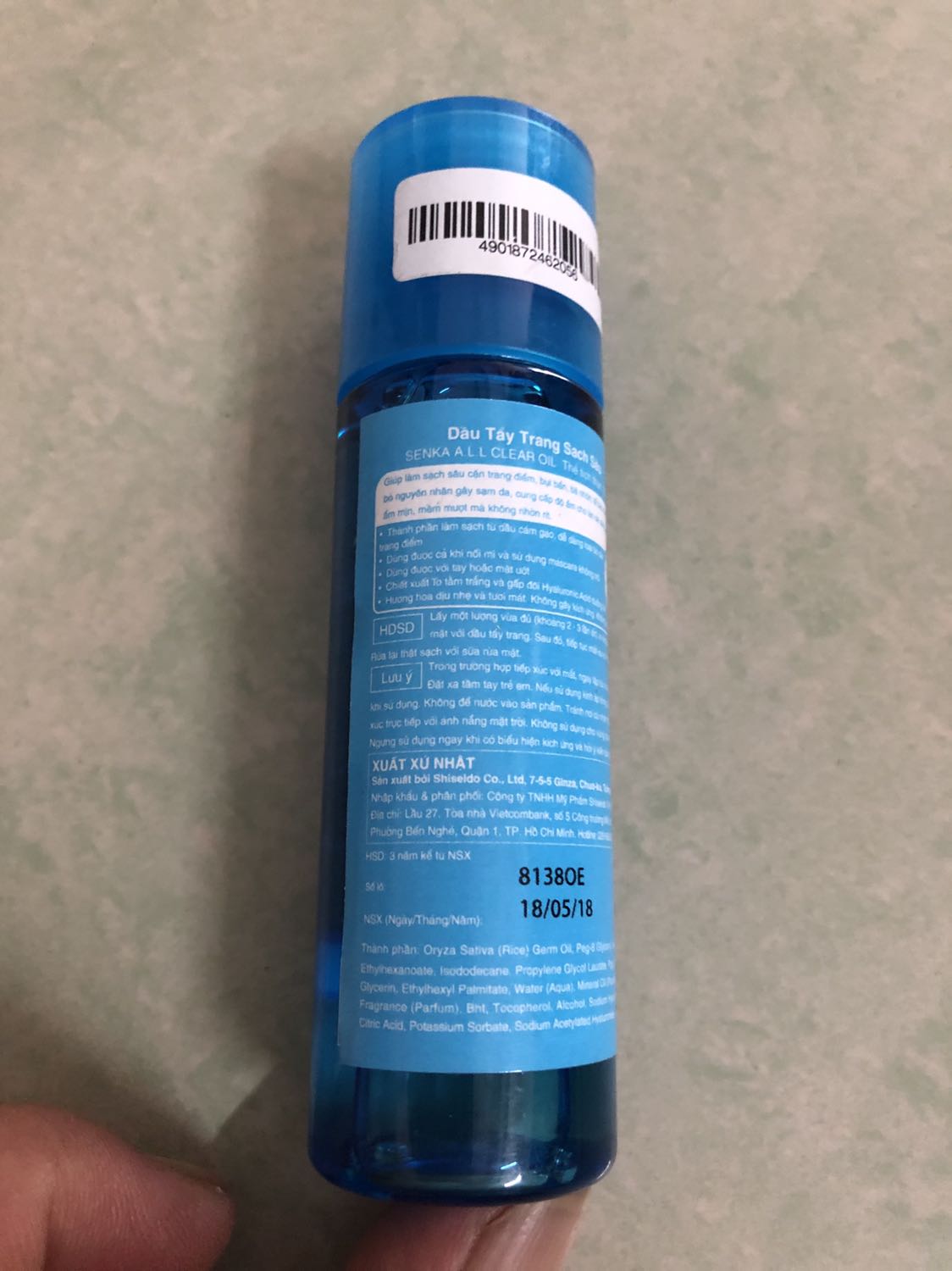 Công ty gửi sai sẩn phẩm, mình đặt kem nền Klairs mà sản phẩm mình nhận được lại là dầu tẩy trang sạch sâu Senka. Mong công ty làm rõ vấn đề.