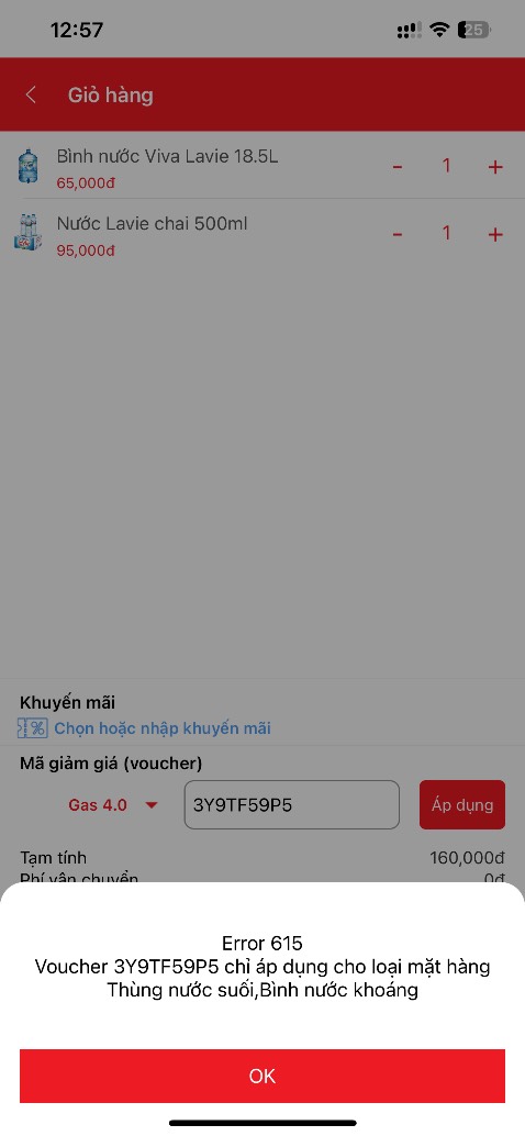 Tiki và Gas 4.0 hỗ trợ rất nhanh. Cảm ơn! Các bạn nhớ chọn khu vực trước khi áp voucher, để khôgn bị lỗi