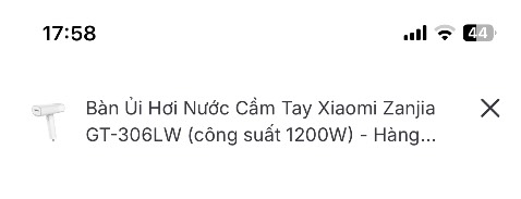 Tôi đặt bàn là Xiaomi Zanja GT-306LW lại giao LOFANS GT-306 LW! Vì tin tưởng nên đã không mở bưu kiện! Quá thất vọng