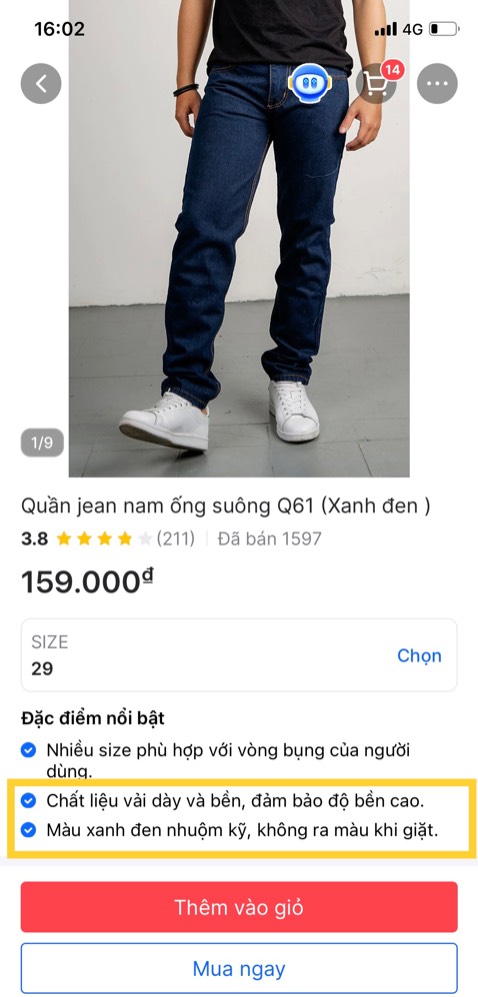 Quần vải quá cứng, giặt ra màu chứ k được như quảng cáo! Tôi giặt xong mới phát hiện ra màu, Tiki có cho đổi cái mới được k?