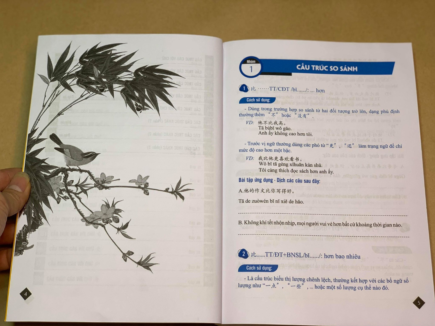 Đây là cuốn sách về các cấu trúc tiếng Trung hay nhất từ trước tới giờ mà tôi biết. Sách dễ hiểu, tính ứng dụng thực tế cao và đặc biệt là đầy đủ phiên âm. 
Tôi thấy bạn nào mà muốn học tiếng Trung thì nên mua cuốn sách này về ngay