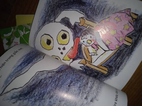 nội dung hay sách dày dặn chất lượng, cháu lớn tự đọc được rồi kể cho mng ngje