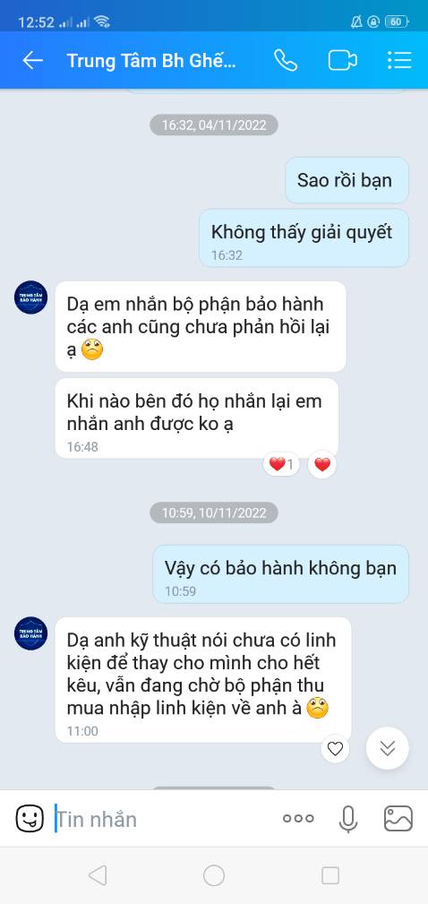 Mới mua về hư đồng hồ. Được 1 tuần kêu lạch cạnh. Gọi bảo hành đến bảo hành hành vẫn bị kêu bảo hành thì im luôn. Sản phẩm tệ. Chế độ bảo hành tệ hơn. Mới mua về hư đồng hồ. Được 1 tuần kêu lạch cạnh. Gọi bảo hành đến bảo hành hành vẫn bị kêu bảo hành thì im luôn. Sản phẩm tệ. Chế độ bảo hành tệ hơn.