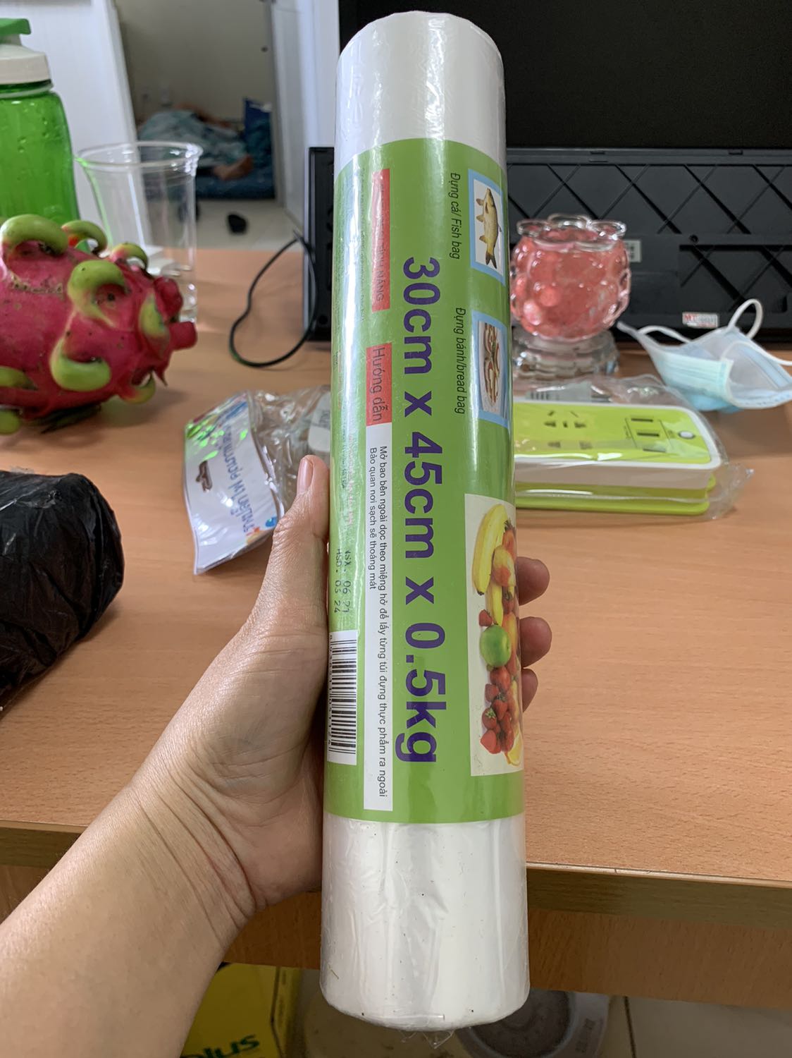 Mùa dịch giao hơi lâu xíu nhưng mình vẫn cho 5 sao vì shipper nhiệt tình quá