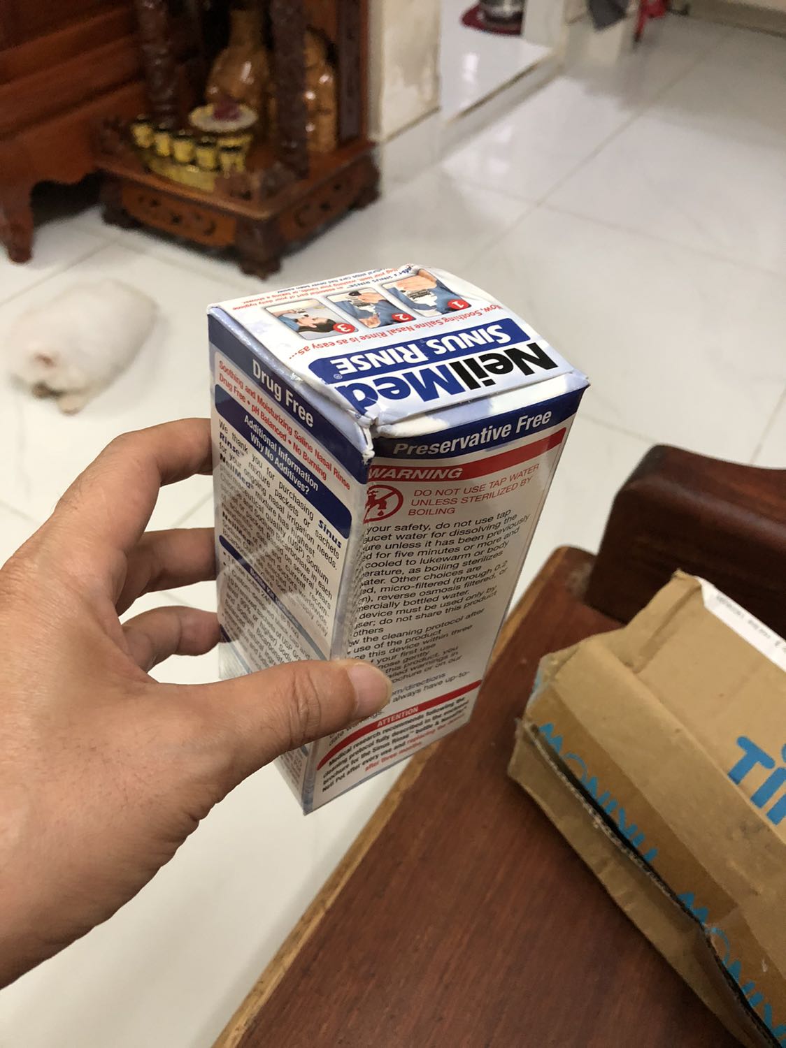 Kẹt dịch 2 tháng thì không nói. Hết dịch nhắc 2 lần mới gửi hàng mất thêm 1 tháng. Nhận được hàng thì móp méo như hình.