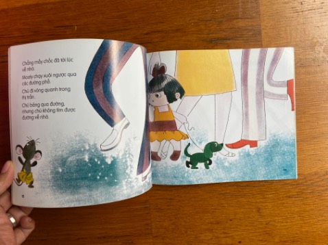 Một cuốn sách quá dễ thương, con mình rất thích nhân vật chuột Mooty này