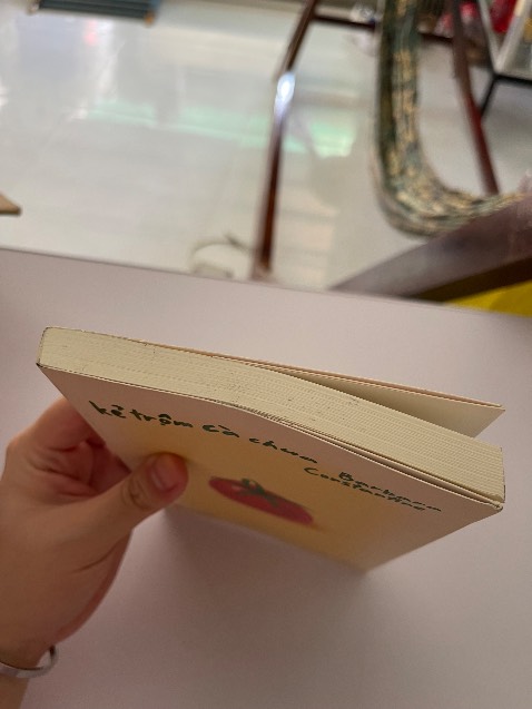 Sách của mình khá dơ và móp góc