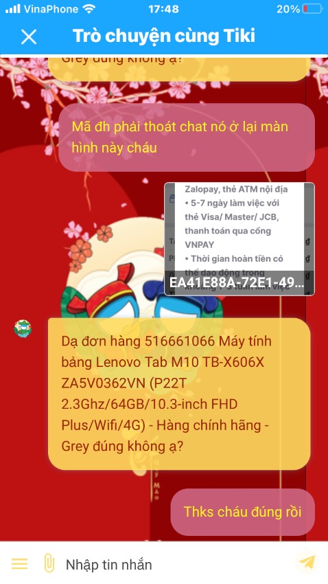 Nhà bán phục vụ kém: đặt combo  29+ 24 thì giao thành 20+ 24 do đó nhà bán thương lượng sẽ đổi LS802 trong đh là size 20 + balo thành size 28 +  balo vẫn màu xanh như khách đặt gồm cả 3 size & 2 mầu  như vậy khách bị thiệt thòi vì size 28 LS1157 ko có nên phải nhận mẫu LS802 xấu hơn nhưng cũng đã đồng ý ~ Thế nhưng shop lại giao khác thỏa thuận: 2 c size 20 & 1c size 24 cả 3 đều màu vàng & mẫu LS802 ddax sai mầu còn thiếu balo đi kèm,….1 câu thôi: shop này buôn bán bầy hầu chụp giựt giao nhầm/giao thiếu nghiệp vụ bán hàng & logistic dáng  01 * thôi !!!!