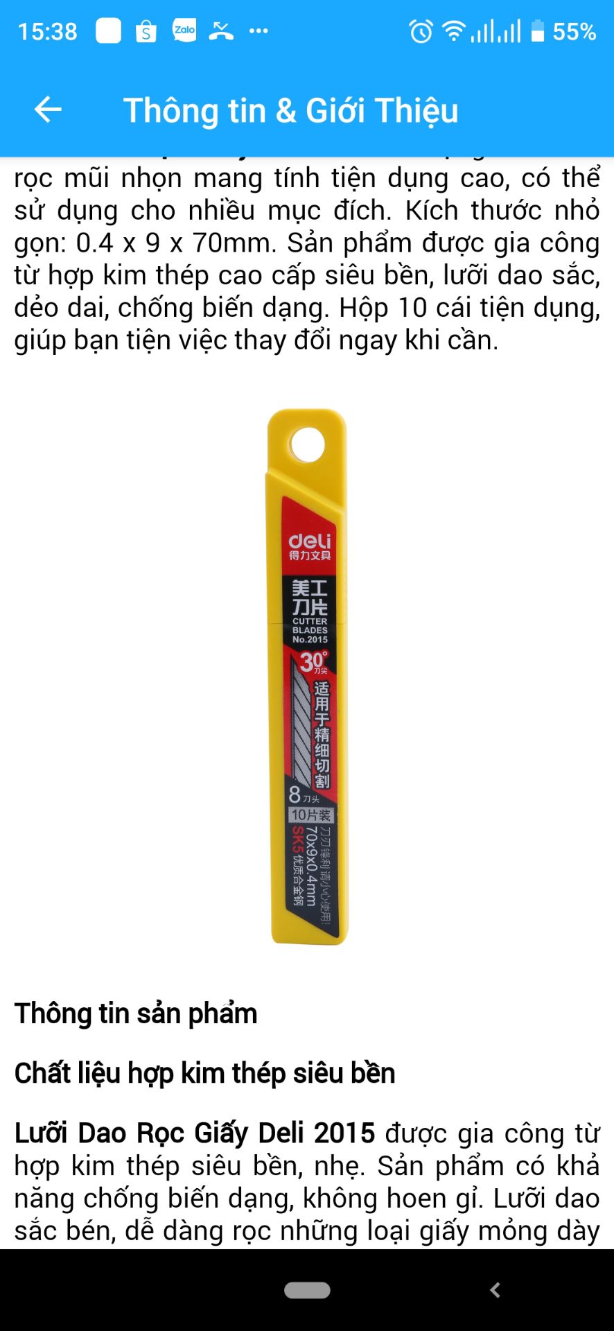 giao hàng không đúng sản phẩm đã mô tả. 
mô tả là loại giao góc nhọn 30° mà giao lại giao loại giao góc tù.