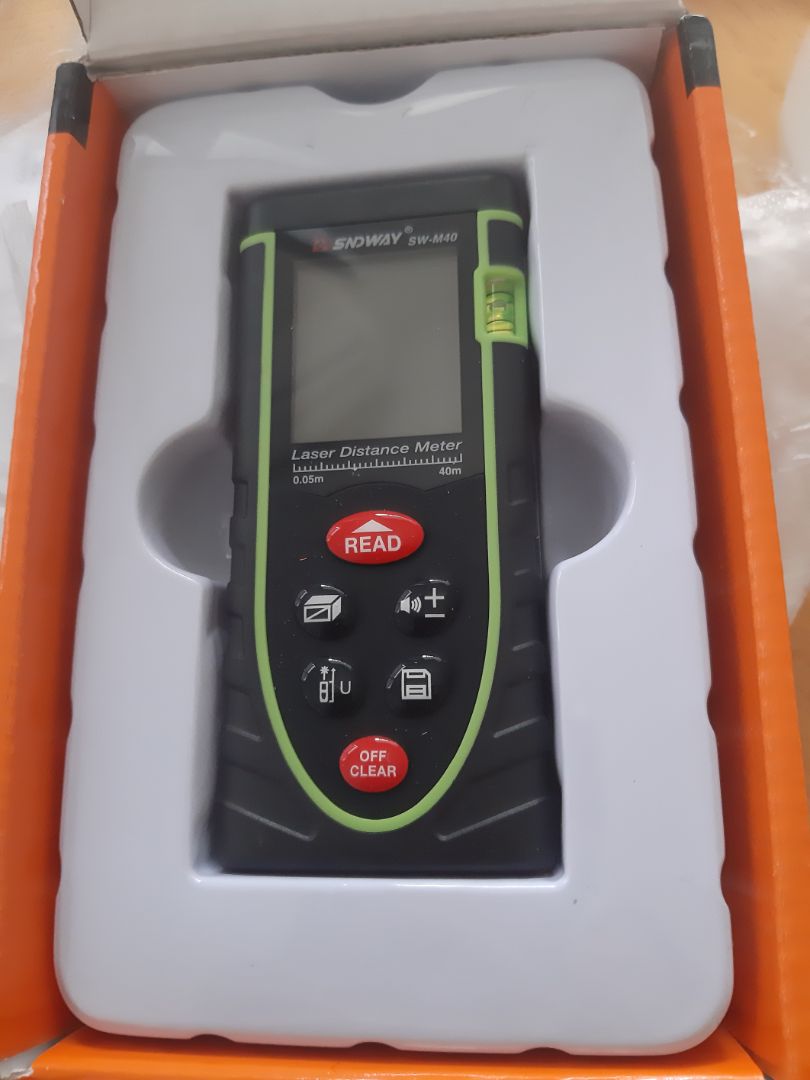 giao hàng sớm hơn thông báo. đóng gói cẩn thận. sản phẩm tốt, có pin, bao da, dây móc, thẻ bảo hành. máy có chức năng cộng, trừ, tính diện tích, tính thể tích. lúc đặt mua thì cũng hơi hoang man, nhưng giờ rất rất hài lòng. sẽ tiếp tục ủng hộ tiki. thank. ?