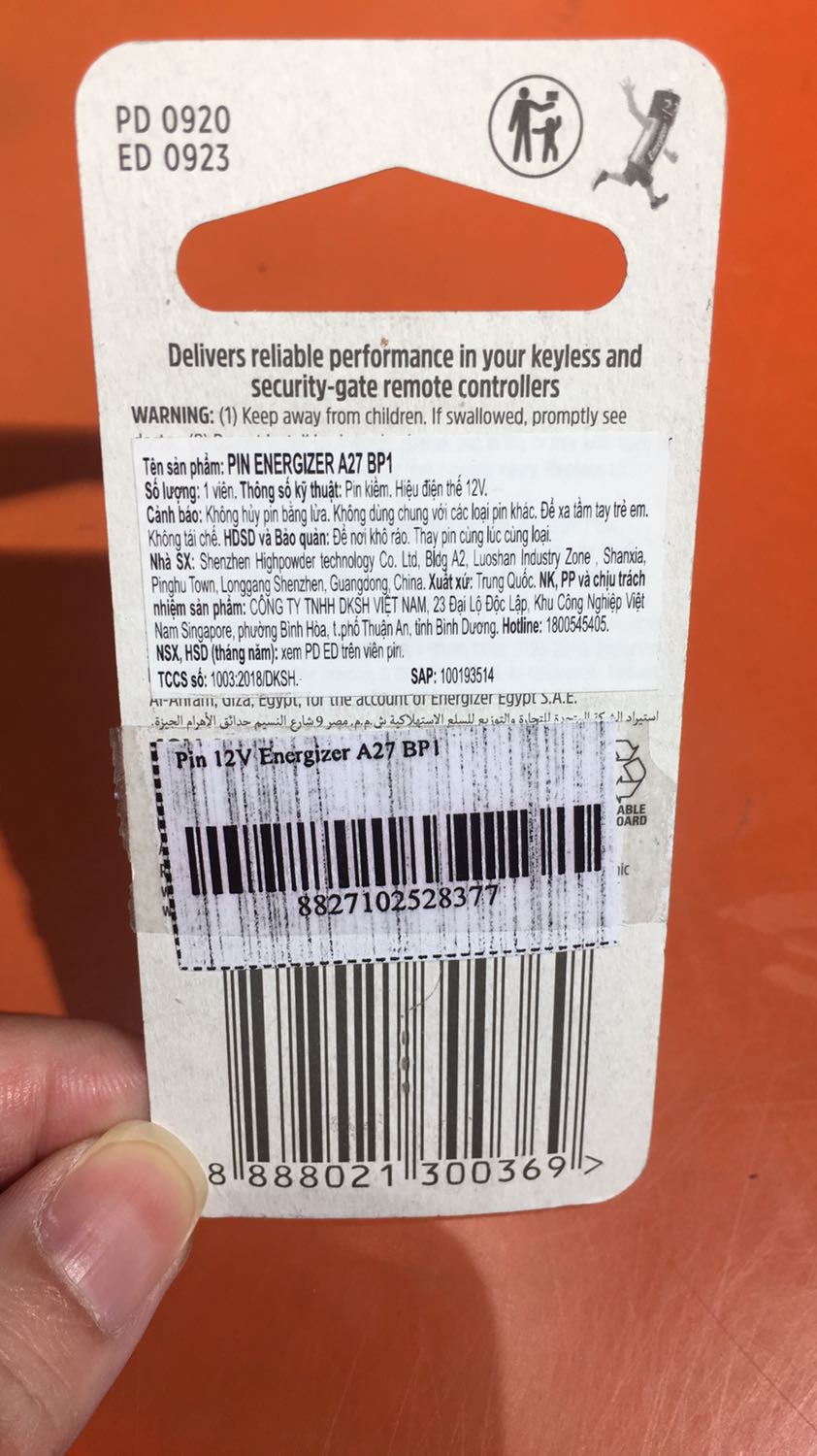 Pin giao nhanh! Đúng mẫu đặt! Lần đầu mua và sử dụng rất hài lòng!
Đóng gói hộp to đùng rất sạch đẹp , không móp!