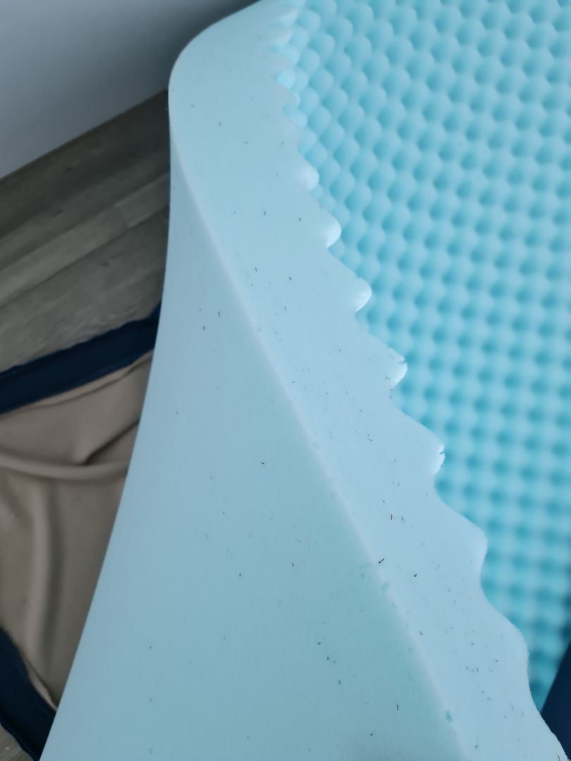 Trải nghiệm khá tệ khi lần đầu tiên mua nệm ở đây.
 Khi mua về phát hiện 1 lỗ thủng nhỏ nghĩ là trải drap giường nên không sao. 
3 ngày sau phát hiện kiến ở trên gác nơi đặt nệm. Và khi ngủ bị kiến cắn
Mình xịt kiến và tìm đường kiến vào nhà nhưng không thấy. Mấy ngày liền đều không hết
Cuối cùng phát hiện kiến chui ra từ cái lỗ nhỏ đó. 
Mở cái bọc nệm ra thì nguyên 1 ổ kiến lửa trong đó.
Liên hệ shop thì đổ lỗi do mình ăn uống nên kiến bu (mình chắc chắn không bao giờ mang đồ ăn lên gác)
Mà mới mấy ngày thì không thể nào kiến có thể kéo đến làm tổ và di chuyển vào đúng cái lỗ đã thủng sẵn được.
Sau khi diệt hết kiến trong nệm thì gác nhà mình không còn xuất hiện kiến nữa. Nhưng nệm thì hư và còn bụi nữa. Do kiến cắn hư hết foam
Hình mình chụp lúc phát hiện ổ kiến. Khi đã giết bớt mấy ngày trước rồi