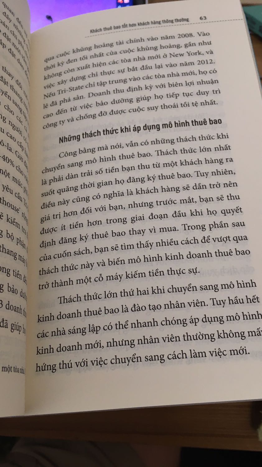 Một cuốn sách rất nhiều ý tưởng thực tế, thực dụng để bạn có thể bắt đầu với mô hình kinh doanh subscription