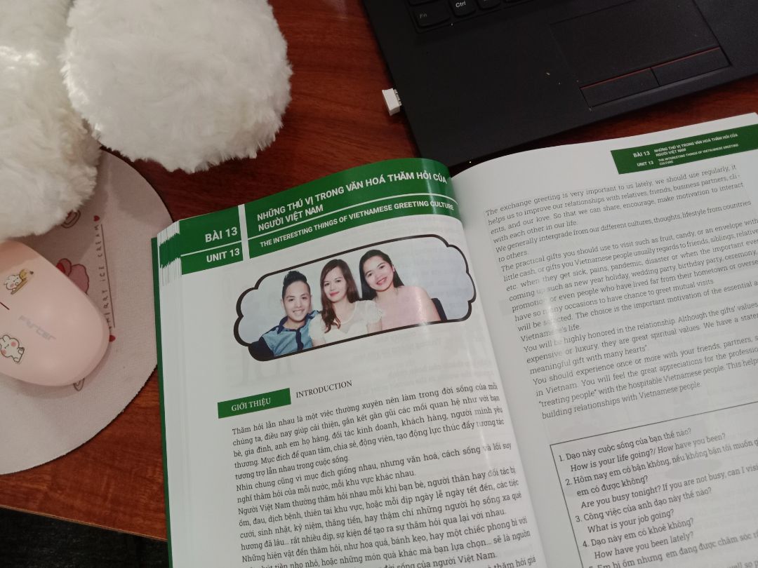 It was beyond my imagination when I receive this book, it's very useful and convenient for a foreigners like me. I have studied the "Vietnamese for foreigners" the elementary level, and it helps me a lot, that why I decided to buy the intermediate one.