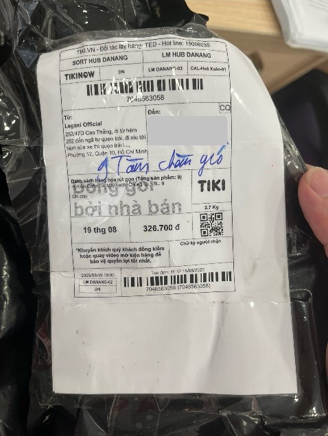 Shop rep tin nhắn lâu, không xuất được hoá đơn