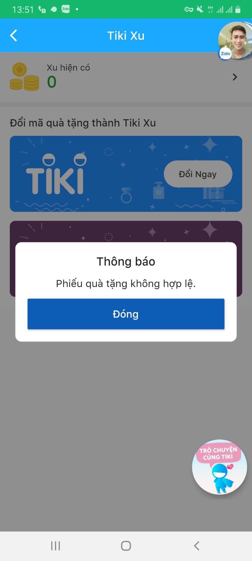mua mã xong đổi ngay thì báo vậy? thất vọng mất 200k