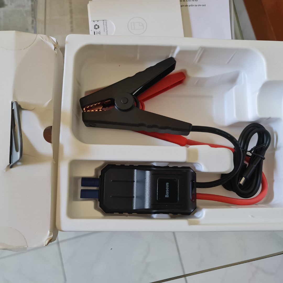 mới nhận , trể thời gian nhận hơn dự kiến do dich binh, sản phẩm đẹp chắc chắn , đúng hàng baseus, đang sạc điện , chưa sử dung