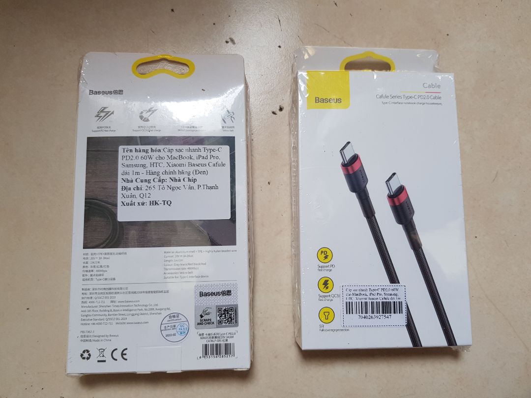 Cáp dùng ổn, cắm điện thoại vào có báo sạc nhanh