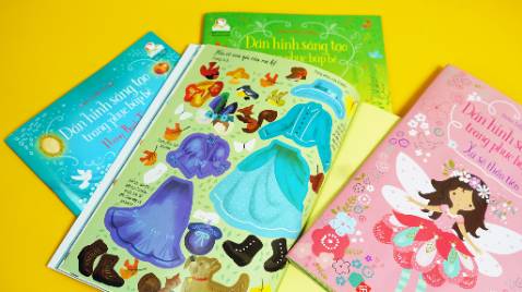 giấy đẹp, hình ảnh cũng rất dễ thương, một sản phẩm chất lượng cho các bé