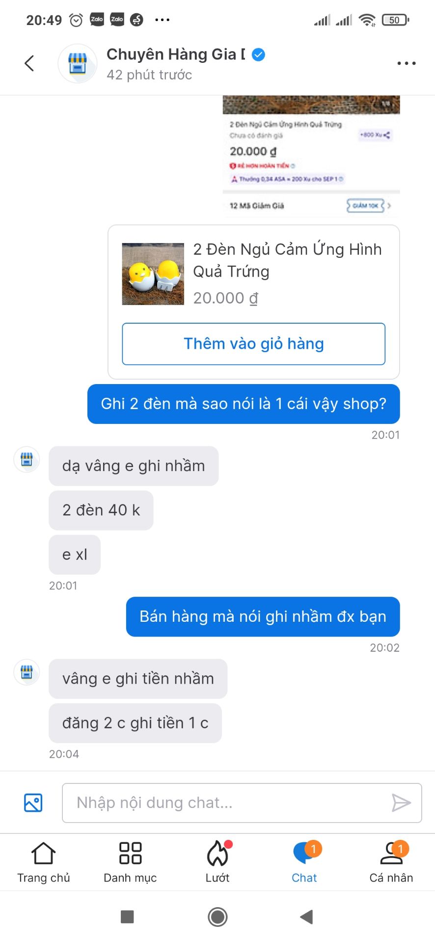 đặt 2 cái giao 1 cái *** đảo