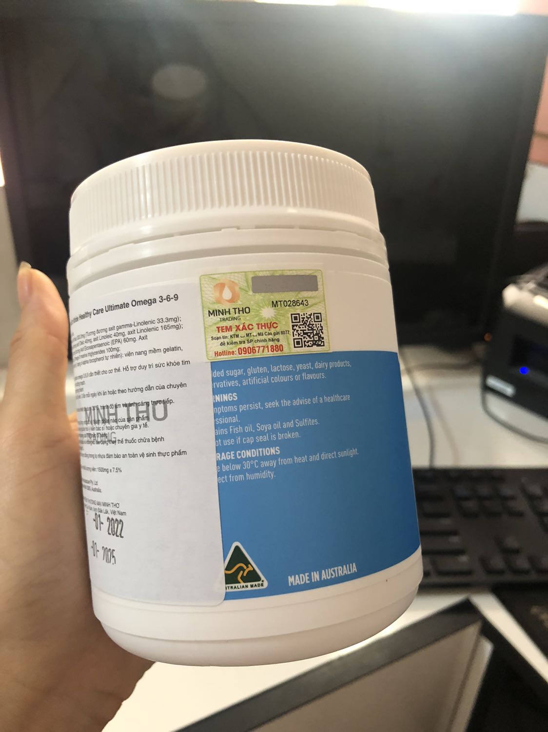 Đã mua thực phẩm chức năng bên này nhiều rồi, đóng hàng cẩn thận, chăm chút. Sản phẩm chính hãnh date xa Đã mua thực phẩm chức năng bên này nhiều rồi, đóng hàng cẩn thận, chăm chút. Sản phẩm chính hãnh date xa