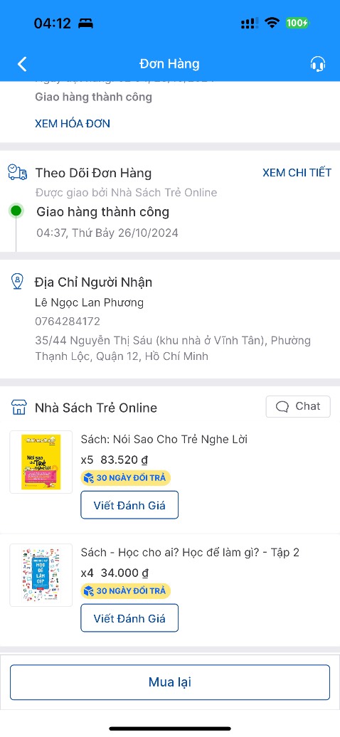 Mình đặt 5c mà giao có 4c, mình nhắn tin ko thấy trả lời