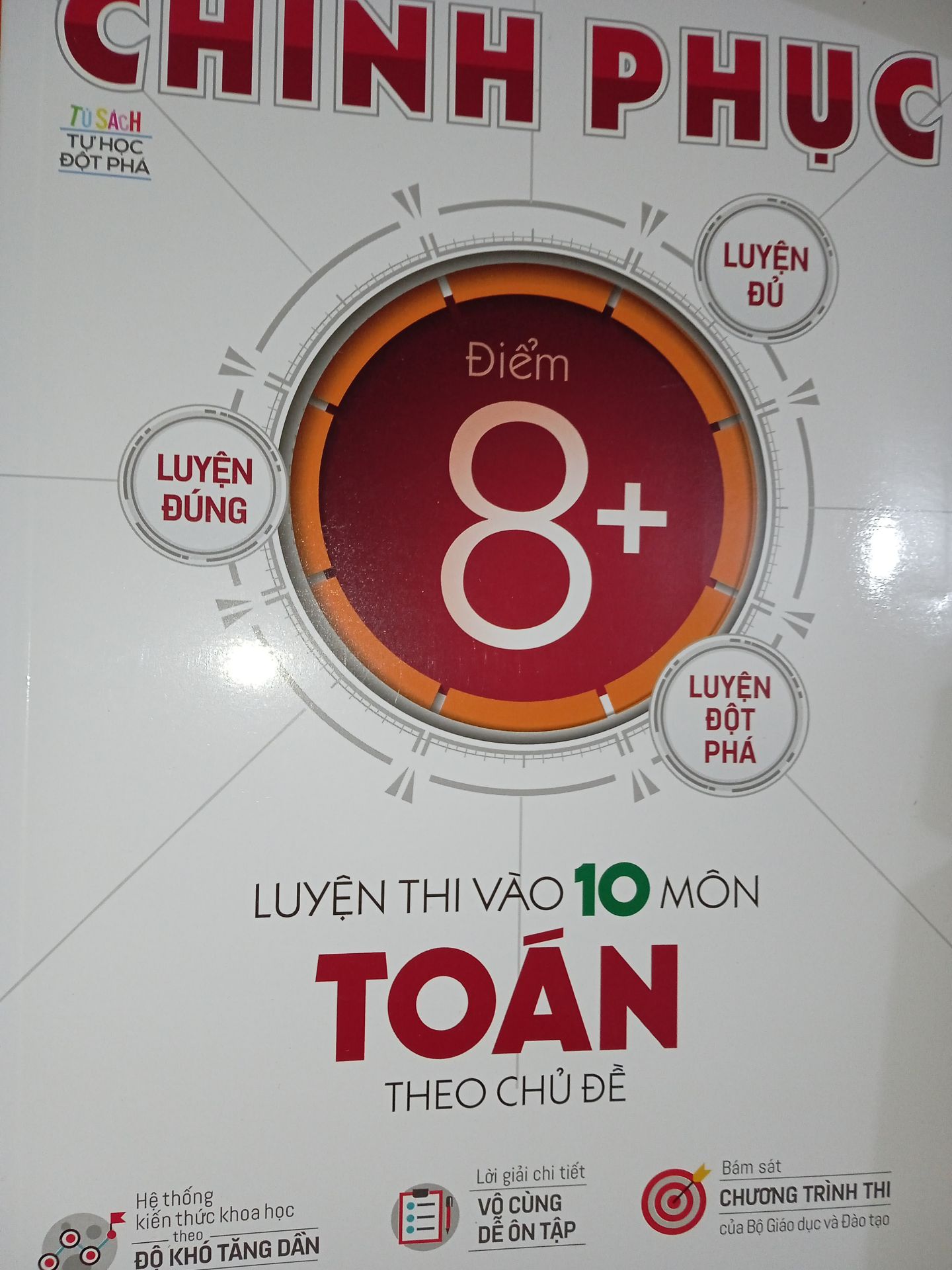 Hai quyển Toán vào 10 to và dày, phần bìa đẹp, không móp méo, gãy hay rách gì cả. Phần chữ in bên trong rõ, đẹp.