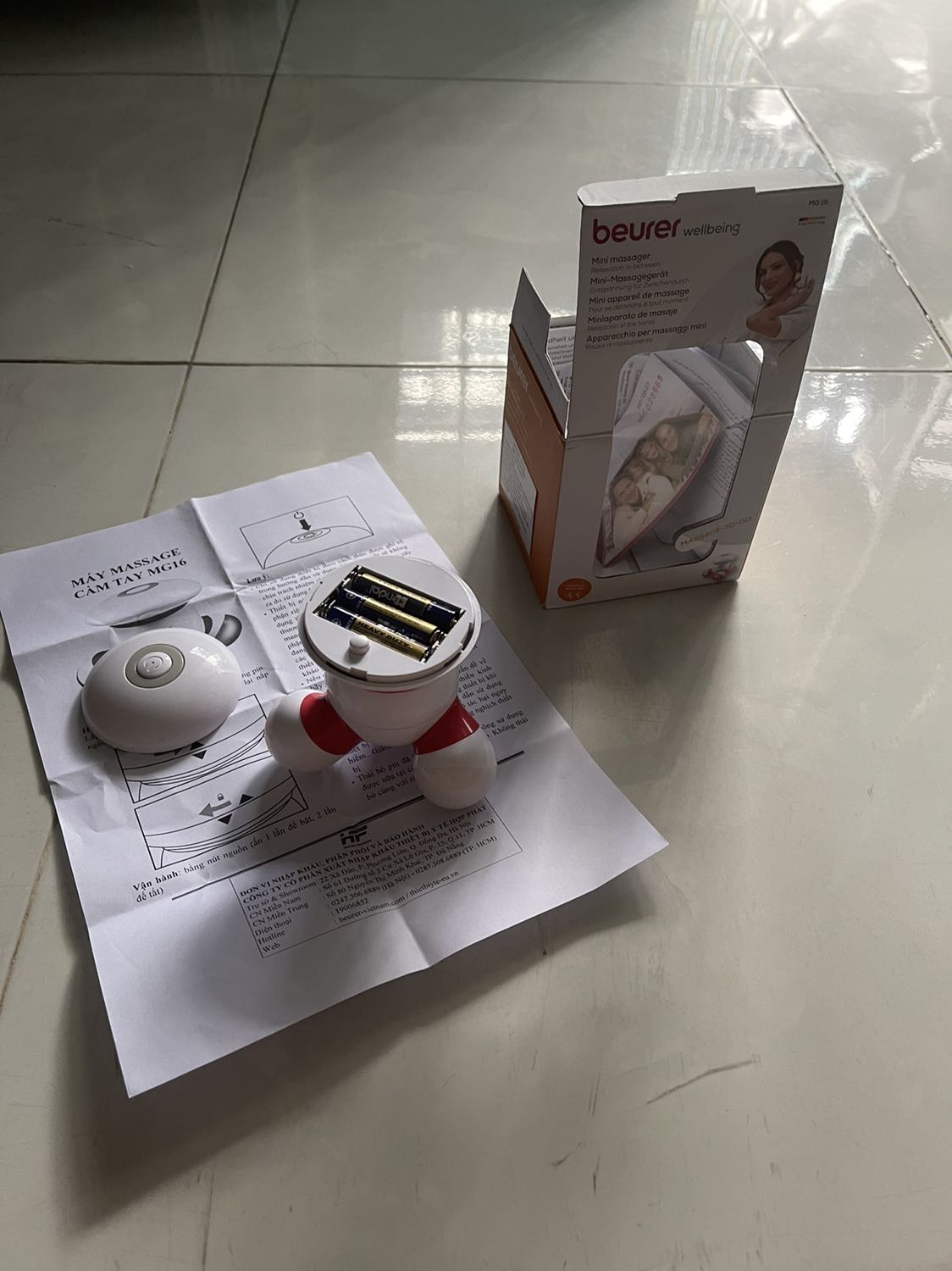 Mới nhận nhưng máy không hoạt động vì 3 viên pin  cho sẵn trong hộp. Rất khó chịu nhưng đã cố gắng đi mua pin thay thế thì chạy, khá phiền