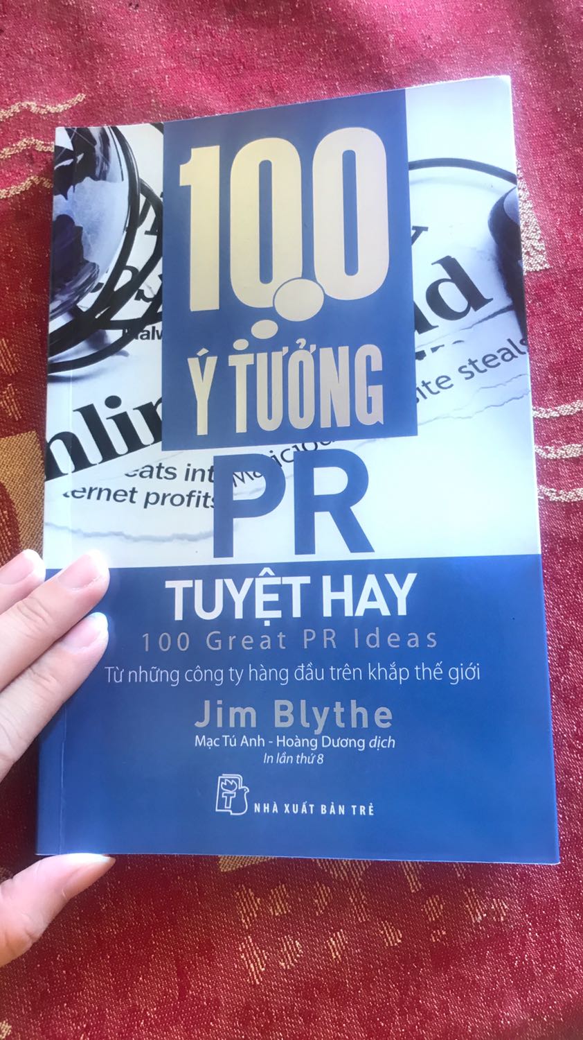Cực lì hài lòng với “giao diện của cuốn Sách” , 
Nội dung khá thú vị với người học PR.
Tìm cảm hứng sẽ dễ dàng hơn