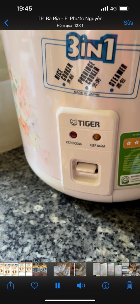 Nnau nhanh, đồ kèm theo nồi khiến mình khá bất ngờ có cuốn sách hướng dẫn xịn xò, có thêm 1 cái nồi nhỏ bên trong, có đồ để hấp dung cua nhật