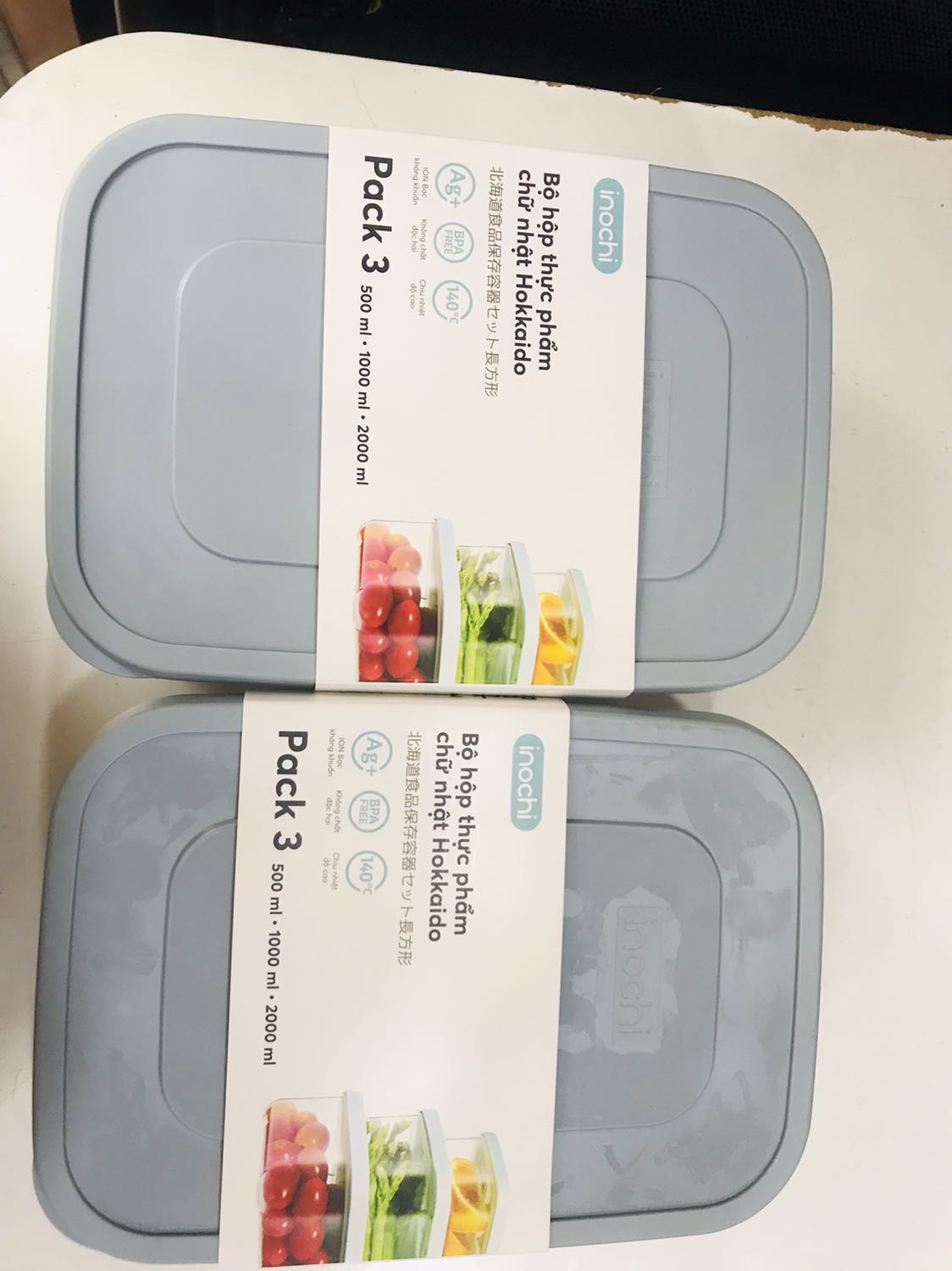 Đóng gói kỹ cho 2 bộ nhưng mỗi bộ nên bọc nilon để tránh bị trầy xước. 1 bộ OK còn 1 bộ hơi bị cũ nắp ngoài. Giao nhanh chất liệu OK. Hài lòng ‘