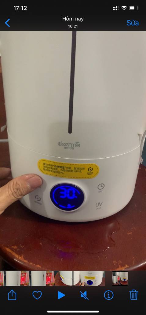 Yêu cầu trả hàng hoàn tiền, máy bị chảy nước khi sử dụng, không để ý có thể dẫn đến cháy nhà như chơi .

https://www.youtube.com/watch?v=GZypnf5ScOo

https://www.youtube.com/watch?v=HglwsgjrC4A