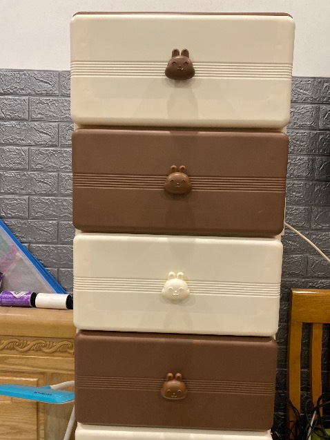 Tủ xinh, nhựa hơi mỏng, không chắc chắn bằng tủ nhựa Duy Tân. Thiếu hướng dẫn lắp ráp nên minbf loay hoay một hồi mới xong.