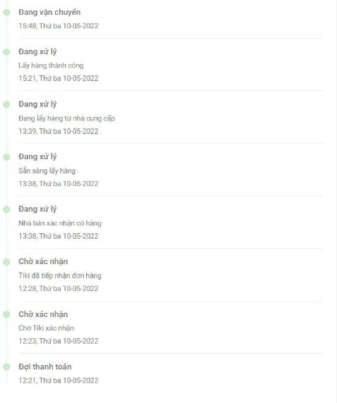 Đẹp , đúng quản cáo . Không biết shop có nhầm không thường mình đặt hàng giao hàng tiết kiệm 3-4 ngày mới nhận được hàng . Nhưng lần này mới đặt chưa được 24h là đã nhận được hàng . Nhanh hơn mấy khi mình chọn giao hàng trong ngày nữa.