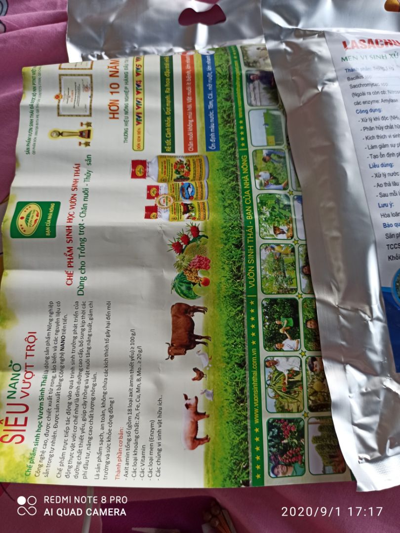 vừa nhận sp chưa biết có tốt hay không? đã mua và đang sử dụng sp lasachu.ts nhưng sp này còn thiếu thông tin như dùng trong thủy sản nuôi tôm thì thời gian sử dụng vào giờ nào trong ngày, điều kiện thời tiết nào để sử dụng nắng mưa v.v...