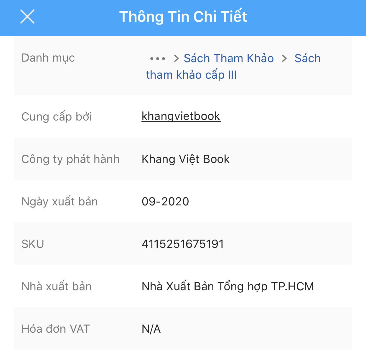 Sách xuất bản 2014, 2015 không phải 2020 như mô tả. 1 sao.