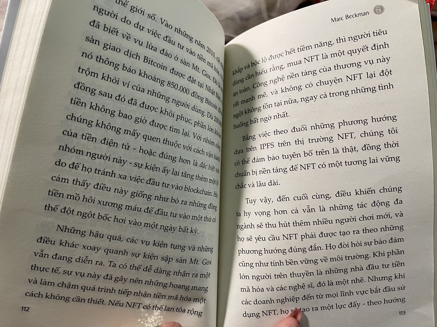 Giống như nhân viên đa cấp giới thiệu về NFT, giới thiệu thì ít, hô hào gào thét để đầu tư và mua sản phẩm của NFT thì nhiều. Đưa ra các vấn đề của NFT, nhưng nêu cách giải quyết không khác gì lấy gạch ghè đầu rồi đi trả lời, lòng vòng, hoặc thấy không thoả đáng. Kiểu tác giả đứng ra cam kết, ông ấy cam kết thì giải quyết được vấn đề gì nếu nhà đầu tư mất tiền. 
Đọc đươc nửa quyển rồi dừng không đọc nữa.