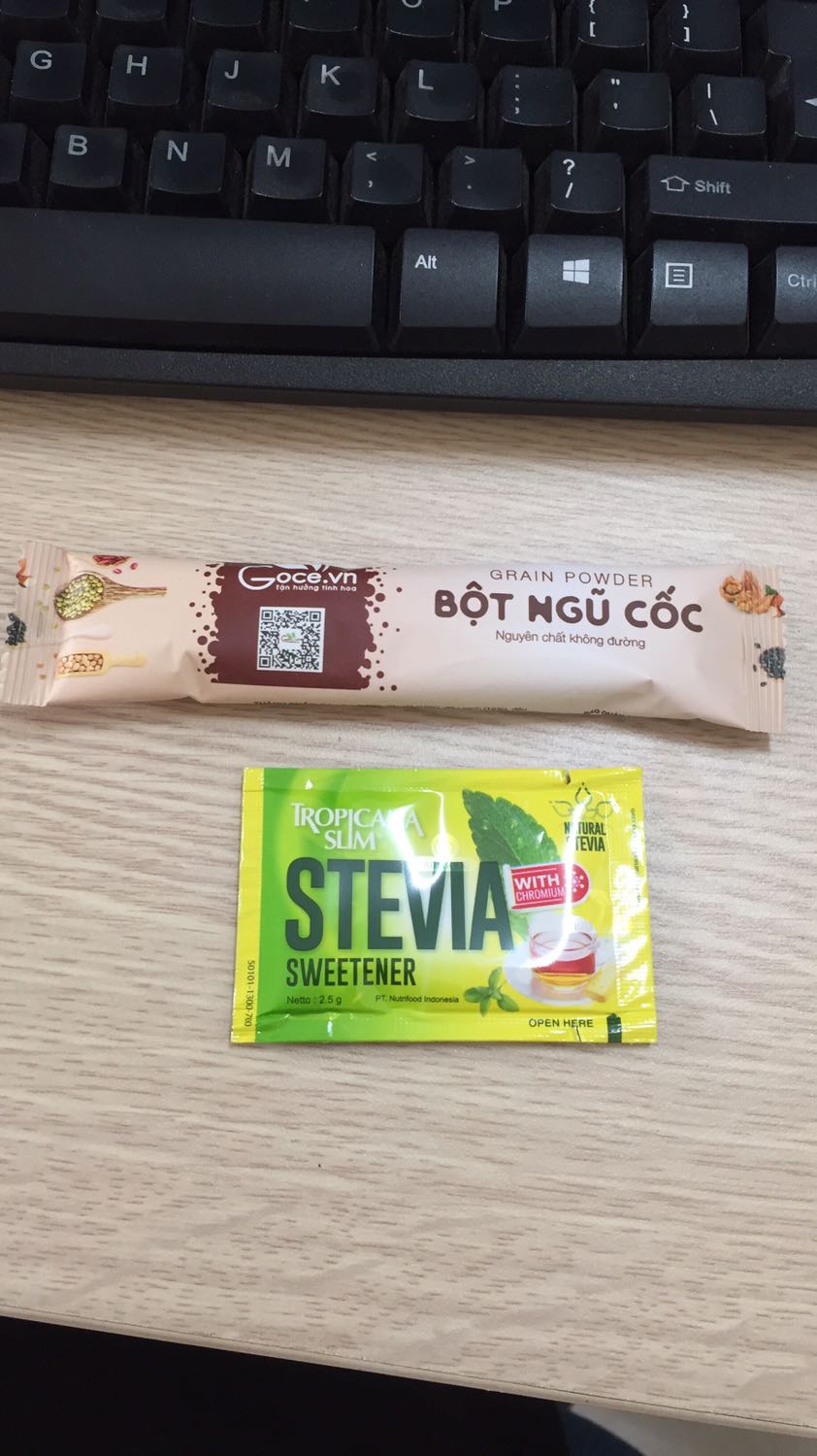 Bao bì sản phẩm đẹp, gói nhỏ tiện dụng. Bột thơm ngon, ai thích ngậy béo thì uống cùng sữa đặc, nếu ko thì pha cùng đường cỏ ngọt như mình cũng được
