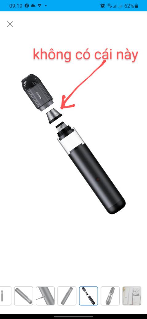 thiếu một lớp lọc bụi, kh gióng như trong hình minh hoạ của shop. cảm thấy bị ***.