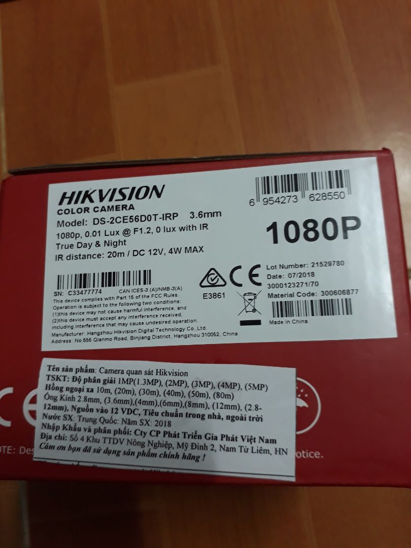 shop ghi là sản phẩm 2mp nhưng khi mình nhận chỉ 1080 hơi buồn, gói và chuyển hàng ok, cảm ơn tiki.