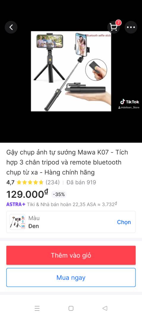 Ko đúng mô tả, theo video quảng cáo là quay chụp đứng đc nhưng thực tế gậy chỉ chụp ngang. Muốn trả hàng