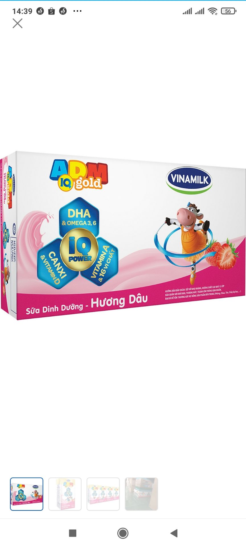 hàng gói kỹ.... giá tốt hơn mấy chỗ khác...nhưng có điều nhà bán hàng giao hàng quá lâu.... uống xong... để mua tiếp...nhờ có tikinow mới mua chứ ko ship thùng sữa hơn 50k...