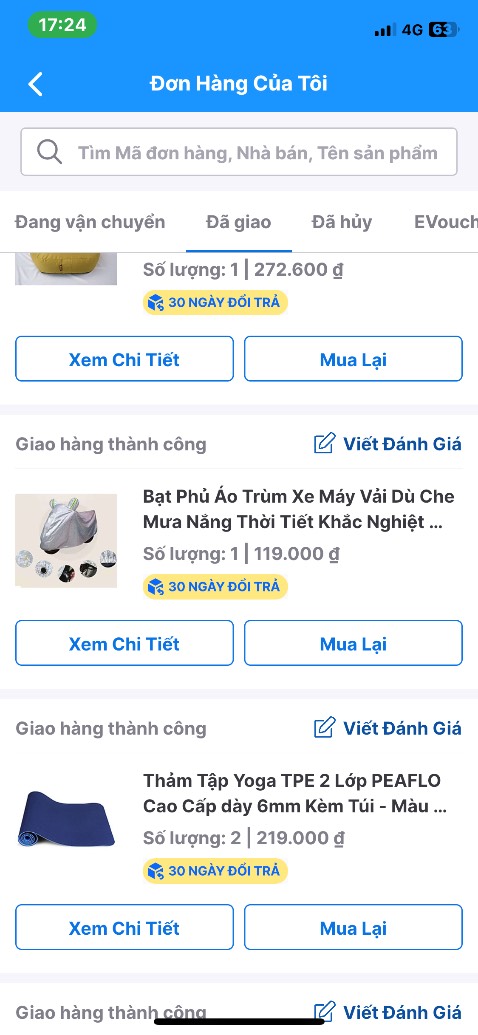 Sai sản phẩm. Tôi mua phủ xe máy ko phải phủ xe hơi. Nhờ Tiki thu hồi lại và refund. Cảm ơn