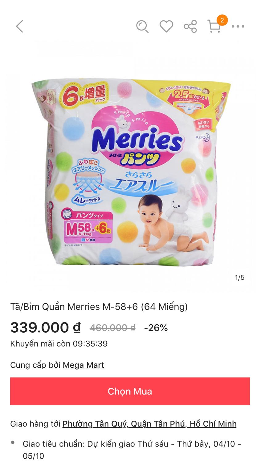 Sao đợt này mình mua giống như hàng nhái vậy. Mình có kiểm tra mã thì ko xuất hiện 1 hình ảnh nào cả .Ở trong hình thì mẫu mã rất đẹp. Sao giao tới mình thì lại bao bì xấu. Mà size m sao mà nhỏ hơn hẫng huggies nhiều . Sao bé mình mặc vừa. Còn ngày sử dụng thì khi ở đâu .mình cg mới mua tã dán size m nhưng nó rộng hơn bé mình. Mà bao bì thì lại đẹp. Nhìn thấy chất lượng hơn nhìn. Tiki xem lại . Chứ hàng nhái là tội nghiệp cho bé lắm