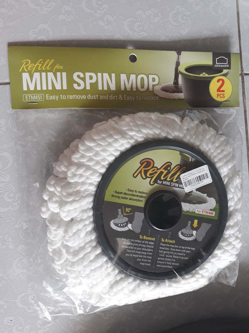 Mới nhận hàng. Về cơ bản là thấy ok. Hy vọng dùng lâu dài sẽ cảm nhận tốt như vậy. Nhưng mình mua nhầm mã sản phẩm. Tính mua ETM 466, cái này là ETM 498. Khui ra ghép vào bộ lau nhà cũng mới mua mới thấy k vừa. Nên ai có nhu cầu mua lại mà nhà ở tphcm mình inbox mình bán rẻ lại nha.