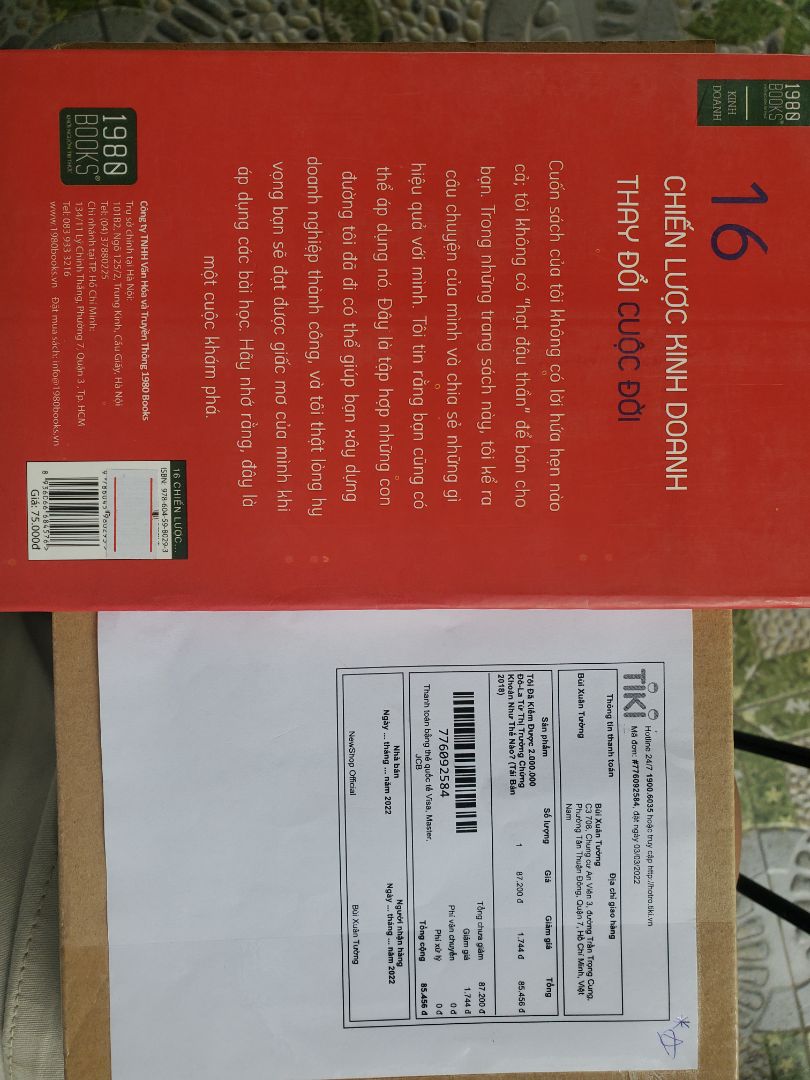 Shop làm ăn quá đáng. Đặt sách này giao sách kia, mà còn giao sách cũ nữa. Tiki nổi tiếng về sách mà để xảy ra việc như vậy.