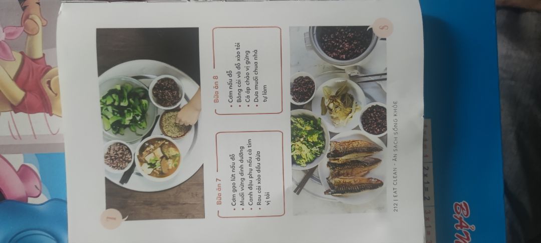 Sách dỡ, viết toàn chung chung ko có, phương pháp nấu ăn tệ, không cụ thể chi tiết, trình bày khó hiểu.. đọc chán. toàn  những nguyên liệu mắc tiền, tốn kém. nhà nghèo thì ko ăn uống healthy được à. à nên phân ra nhiều mục, ăn khem, ăn sang, cho 1 người (mà 1 người sao cho tiết kiệm, 1/4 của bơ, 3/4 còn lại bảo quản ntn), cho gia đình,... Mâm cơm gia đình có các món thì nên hướng dẫn cụ thể từng món. (như món canh cà tím đậu phụ có biết nấu đâu, xem trên mạng thì mua sách làm gì nữa)