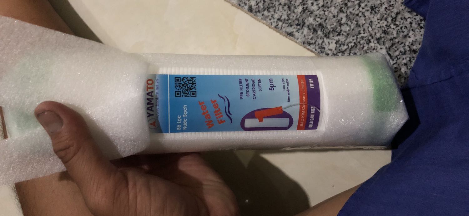 Mua 2 lõi ultra fine 1 micron mà giao 02 lõi 5 micron kém chất lương hơn...chả bao tiền, nhưng thấy tiếc. ???